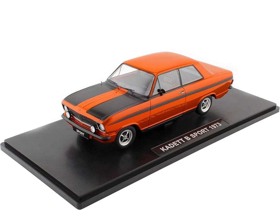 1/18 オペル Opel Kadett B Sport 1973 赤 ミニカー KK-Scale 1:18 Opel Kadett B sports year 1973 red / black